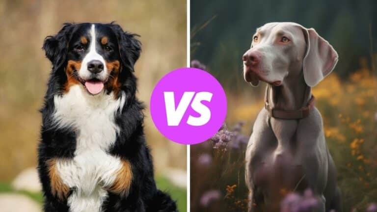 bernese mountain dog vs weimaraner