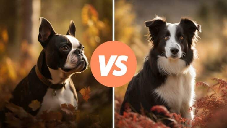 boston terrier vs border collie