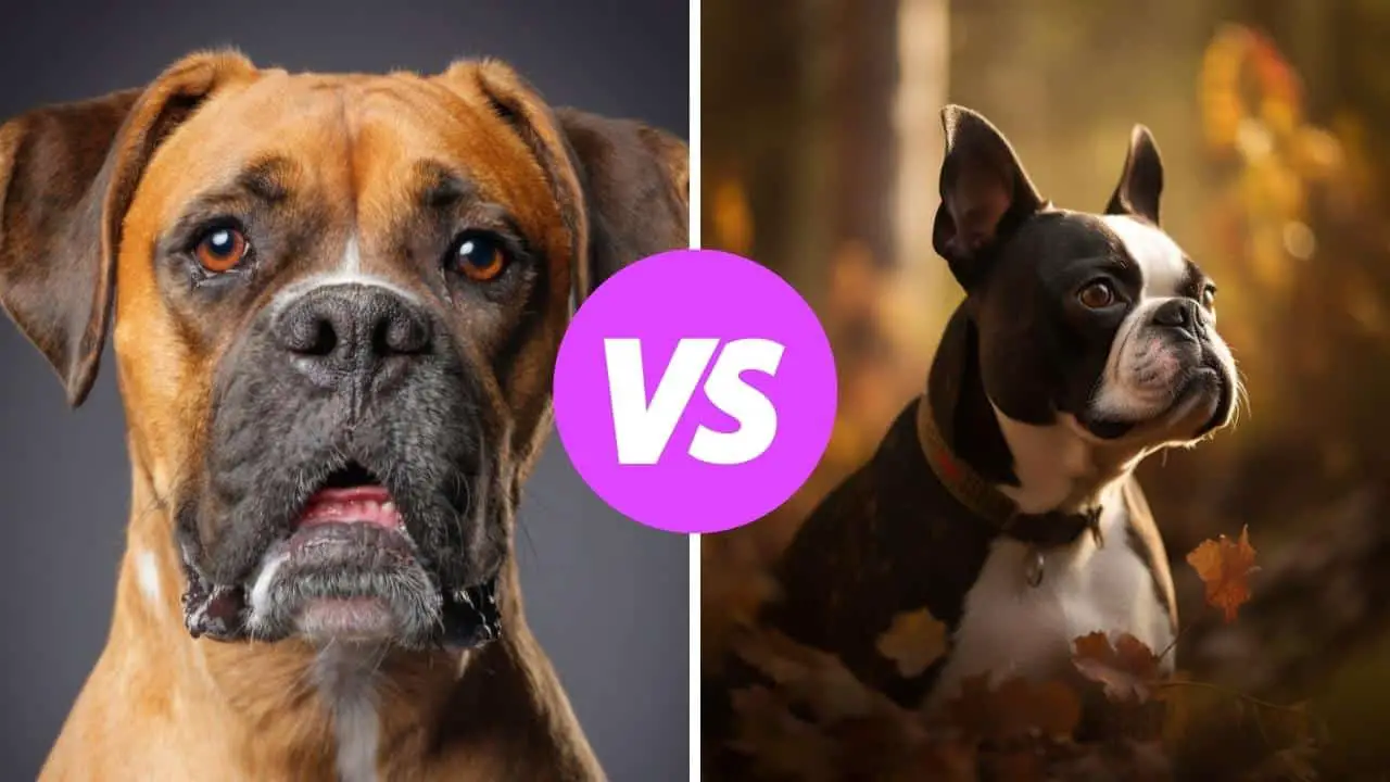 boxer vs boston terrier