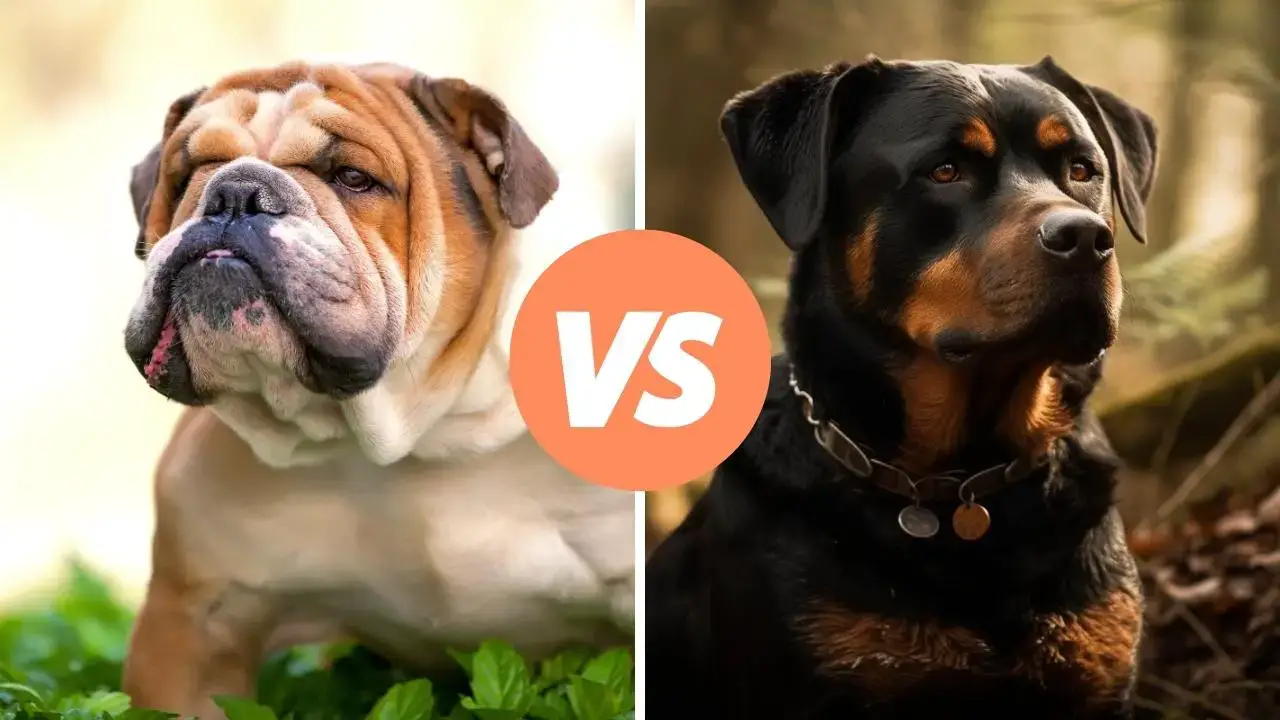 bulldog vs rottweiler