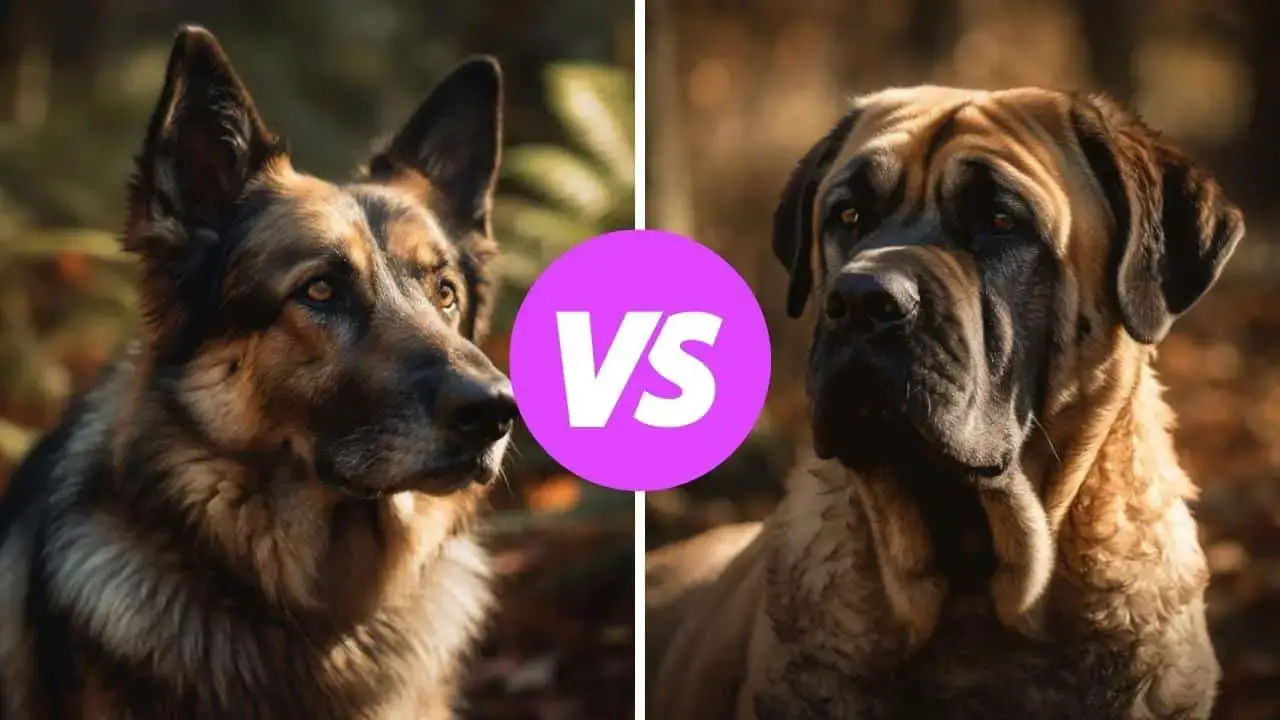 german shepherd vs mastiff
