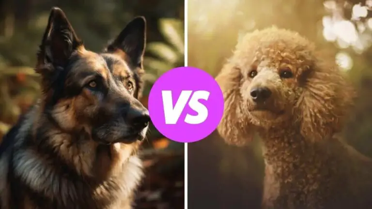 german shepherd vs poodle