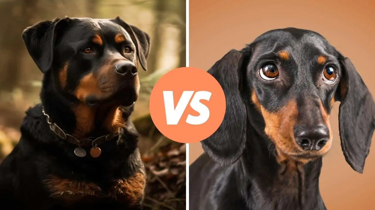rottweiler vs dachshund