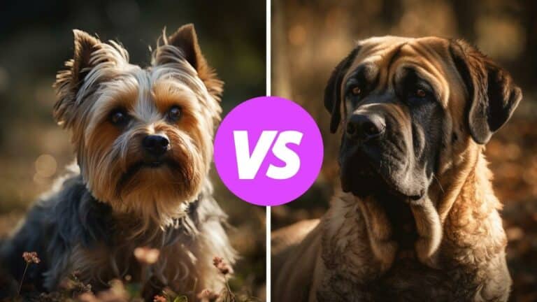 yorkshire terrier vs mastiff